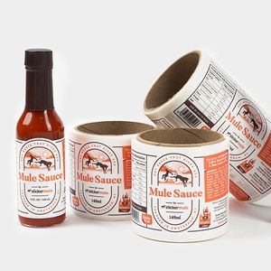 Étiquettes alimentaires personnalisées de haute qualité, imperméables, autocollantes, pour bouteilles en verre, étiquettes de classification, étiquettes d'identification - Product Image 5