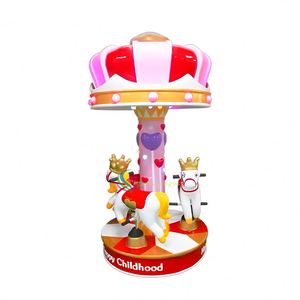 Manège à chevaux pour 3 joueurs, manège extérieur à monnayeur pour parcs d'attractions et centres commerciaux, à vendre - Product Image 4