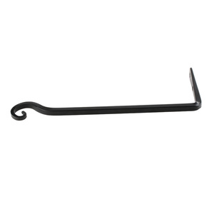 JIM Wrought Iron <b>Hook</b> 10 Inch Black Wall Mount For Plant Basket Lamp Feeder - Product Image 4