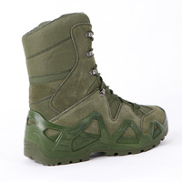 Bottes tactiques d'extérieur imperméables et antidérapantes Shero à tige haute pour la randonnée, le trekking et les sports, durables, unisexes, vert olive, microfibre, chaudes