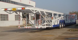Costruttore 10 autoveicoli 3 assi autotrasportatore idraulico/rimorchio <span class=keywords><strong>trasportatore</strong></span> auto/semirimorchio per trasporto auto - Product Image 3