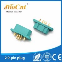 Connecteur USB pour véhicule électrique, 2 broches, 9 cœurs, 10A, 3P, mâle/femelle, pour le stockage d'énergie, charge/décharge de batterie au lithium