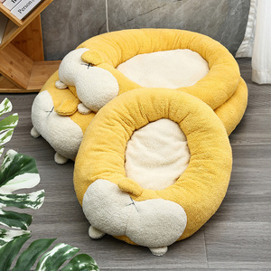 Customizable Luxury Pet <strong>Sofa</strong> <strong>Bed</strong> Soft Plush Cat <strong>and</strong> <strong>Dog</strong> <strong>Bed</strong> with Robust Fiber Filling Solid Pattern - Product Image 5