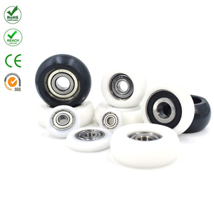 Semei cuộc sống lâu dài Nylon ròng rọc POM Bánh xe nhựa BS60835-15 mang Con lăn phẳng <span class=keywords><strong>V</strong></span> hướng dẫn cửa sổ trượt & Con lăn cửa 608RS - Product Image 6