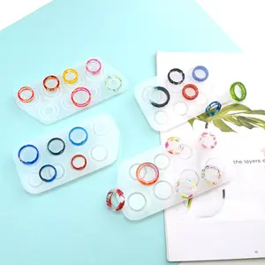 <span class=keywords><strong>Moule</strong></span> en <span class=keywords><strong>Silicone</strong></span> pour anneau en résine, 18 pièces, bricolage, bijoux Arc, en forme De chat, batelbedarf - Product Image 1