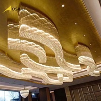 Lámpara de Techo LED E14 de Alta Gama, Diseño Personalizado de Fábrica 2026, para Salón de Banquetes, Hotel, Bodas