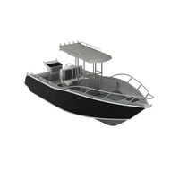 Bateau de pêche en alliage d'aluminium, Console centrale en alliage d'aluminium, approuvé CE, pour l'océan, modèle 2020, 6m