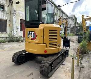 中古機械CAT 303.5Eミニショベルディーゼルエンジン3Ton手頃な価格の農機具コンパクト掘削機 - Product Image 4