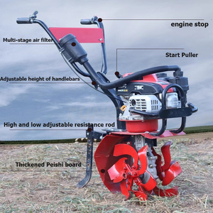 Remolque agrícola Micro labranza máquina Motor azada Tiller motor motorizado cultivador agrícola - Product Image 2