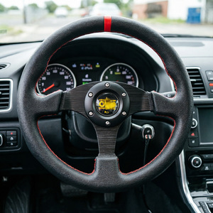 <span class=keywords><strong>Volant</strong></span> de course en cuir <span class=keywords><strong>MOMO</strong></span> Racing de 14 pouces pour modification de voiture, <span class=keywords><strong>volant</strong></span> sport personnalisé, <span class=keywords><strong>volant</strong></span> universel de course - Product Image 1