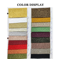 Tissu synthétique texturé à fleurs vintage de 18x53 pouces, simili cuir gaufré à dentelle de couleur unie rétro pour la fabrication de sacs et de portefeuilles