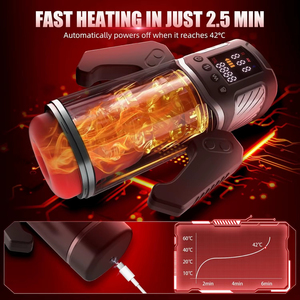 Masturbatore Telescopico Vibrante e Rotante con App, Versione Elettrica Automatica, Giocattoli Sessuali - Product Image 5