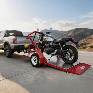 <span class=keywords><strong>Remolque</strong></span> Utilitario de Plataforma Plana <span class=keywords><strong>para</strong></span> una Sola Motocicleta, <span class=keywords><strong>Remolque</strong></span> de Alta Resistencia <span class=keywords><strong>para</strong></span> Transporte de Motocicletas - Product Image 6