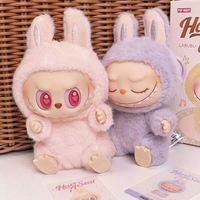 Offre Spéciale POP MART 100% Original LABUBU Have a Seat Blind Box Peluches Visage Vinyle Boîtes Mystères 1PC/6PC Modèle Poupée Porte-clés Sac