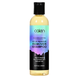 Shampoo removedor de resíduo do laço 200ml, shampoo perfumado natural para limpeza rápida e macio de renda, shampoo, remoção de cola