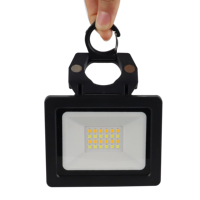 Projecteur LED portable étanche à courant continu, base magnétique réglable, haute luminosité, rechargeable, CRI 90, faisceau 180°, pour atelier