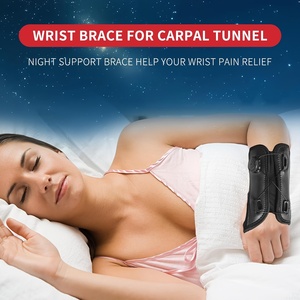 Attelle de poignet réglable en dentelle souple avec bouton de réglage pour le soutien du canal carpien, l'arthrite et la tendinite - Product Image 3