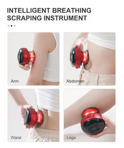 كؤوس هواء مساج ذكية كهربائية للعلاج بالأكواب جهاز مساج مع علاج بالضوء الأحمر - Product Image 4