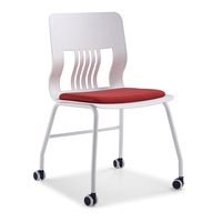Les fabricants fournissent des meubles de bureau portables de luxe, des chaises de bureau en plastique empilables et durables.