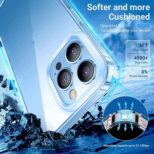 Coque de téléphone portable en TPU antichoc à dos souple transparent pour Sharp Aquos <span class=keywords><strong>V</strong></span> Sense R5G Sumaho 5 Sense 4 housses en Silicone Transparent - Product Image 6