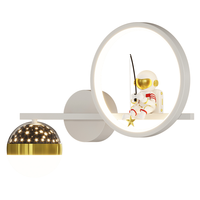 Lampe murale nordique moderne, simple et créative, lampe murale astronaute lune, décoration intérieure tête de cerf, éclairage de fond mural