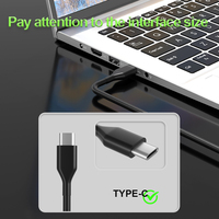 Vente en gros directe d'usine, adaptateur de charge pour ordinateur portable 100 W, adaptateur universel USB-C TYPE C pour ordinateur portable