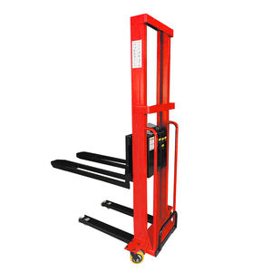 Forklift Elektrik Self Loading 1 Ton 1,6m, Portable Electric Pallet Stacker dengan Baterai 48V 20Ah, Forklift Terpasang di Truk - Product Image 5