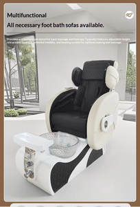 Sillón de Pedicura Eléctrico de Lujo sin Tubos, con Masaje Corporal Completo y Spa de Pies con Hidromasaje para Salón de Uñas y Salón de Belleza - Product Image 4