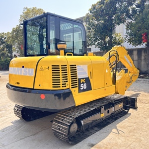 Excavadora Komatsu PC56 Usada, 5.3 Toneladas de Peso Operativo, con Motor, Caja de Cambios y PLC - Muchas Opciones para el Cliente - Product Image 2