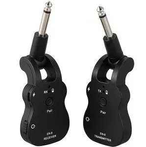 High Quality Factory UHF Guitar Wireless System Guitar Transmitter Receiver Built-in Rechargeable for guitar bass pick up PK A8