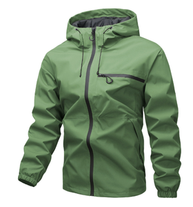 Chaqueta Deportiva Casual para Exteriores, Impermeable, con Capucha, Estilo Urbano - Product Image 4