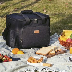 Sac isotherme portable à fermeture éclair, grande capacité, imperméable, avec logo personnalisé, pour pique-nique, boîte à lunch, sac de transport pour adultes, femmes et hommes - Product Image 1