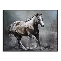 Met Art китайская животная пейзаж картина маслом традиционная китайская живопись лошади картина