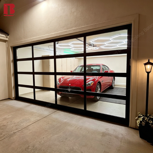 Porte de <span class=keywords><strong>garage</strong></span> en verre trempé 3C 16x7 9x7, commande vocale intelligente WiFi, vue complète transparente, porte de <span class=keywords><strong>garage</strong></span> moderne pour maison - Product Image 4