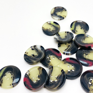 Nút áo nhựa mạ vàng kiểu dáng hot <span class=keywords><strong>2025</strong></span>, bán buôn, tùy chỉnh, họa tiết sừng bò, dành cho nam hoặc nữ - Product Image 4