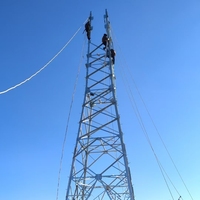 Tour de transmission par câble électrique en acier angulaire pour ligne 10kv - 500 Kv