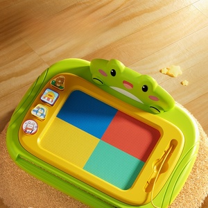 Tablette magnétique d'apprentissage pour enfants, tableau d'écriture, bloc de gribouillage, tablette à dessin, bloc-notes effaçable coloré - Product Image 2
