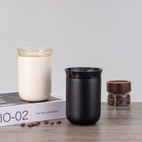 Mug à café en acier inoxydable à double paroi isolé sous vide de 8 oz (240 ml) avec revêtement céramique, tasse à boisson avec couvercle