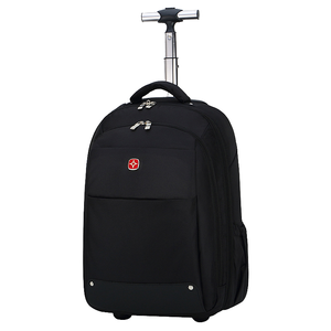 Mochila con Ruedas Impermeable para <span class=keywords><strong>Hombre</strong></span> y Mujer, Negra, de Poliéster, para Portátil, Geométrica, Moderna, OEM, para <span class=keywords><strong>Viaje</strong></span>, la Más Vendida - Product Image 3