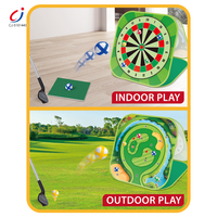 Ensemble de clubs de golf pour enfants Chengji, jeu de simulation d'entraînement, jeu de sport personnalisé avec bobine de détection lumineuse à trois côtés pour enfants, vente en gros