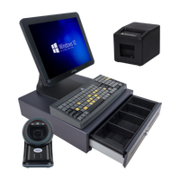 Caisse enregistreuse numérique de haute qualité avec scanner, terminal de point de vente économique pour les petites entreprises, fabriqué en Chine
