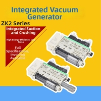 Éjecteur pneumatique à vide ZK2A10K5NL-06 avec interrupteur de vide numérique intégré et électrovanne pour l'automatisation industrielle