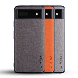 <span class=keywords><strong>Coque</strong></span> de téléphone portable en <span class=keywords><strong>tissu</strong></span> à motif Simple pour Google <span class=keywords><strong>pixel</strong></span> 6a 7a - Product Image 1