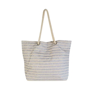 Bolsa de Compras Reutilizable Personalizada para Mujer, Mezcla de Algodón, Lino y Yute, Tipo de Cierre Abierto, OEM - Product Image 1