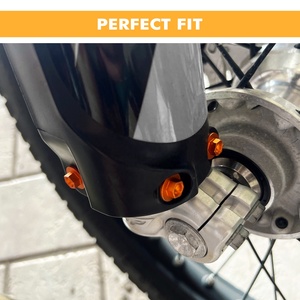 NiceCNC-tornillos de protección de horquilla delantera, pernos para KTM <span class=keywords><strong>250</strong></span>, 300, 350, 450, 500, SXF, XC, EXC, 2000, 2020, 2021, <span class=keywords><strong>2022</strong></span>, M6 X 12, 6 uds. - Product Image 2