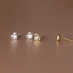 Bijoux de mode en <span class=keywords><strong>argent</strong></span> sterling 925, petites boucles <span class=keywords><strong>d</strong></span>'oreilles en zircon en forme de cœur pour filles, jolies boucles <span class=keywords><strong>d</strong></span>'oreilles pour enfants, bijoux de perçage, vente en gros - Product Image 6