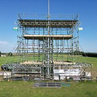 Estructura de Aluminio para Escenarios de Conciertos, Estructura de Techo para Iluminación con Sistema Line Array