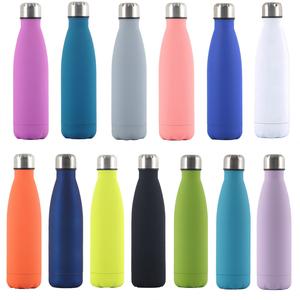 XP-Promos personalizzabile Logo in metallo acciaio inossidabile bottiglia di acqua Design stampato regalo di promozione del marchio 500ml Sport bottiglia d'acqua - Product Image 5