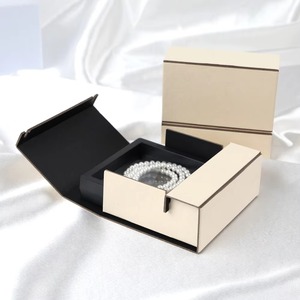 Quà Tặng Đám Cưới Dây Chuyền Độc Đáo Hộp Với Nhựa Rõ Ràng Khay Cho Jewlery Bao Bì Biểu Tượng Tùy Chỉnh Giá Thấp Và Thấp Moq Thiết Kế Mới - Product Image 4