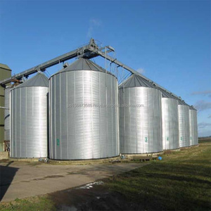 Silo en acier galvanisé ondulé à assemblage par boulons pour céréales et riz en vrac, capacité 300T, durée de vie 25-30 ans, pour stockage de soja, SolisFer, prix usine - Product Image 2